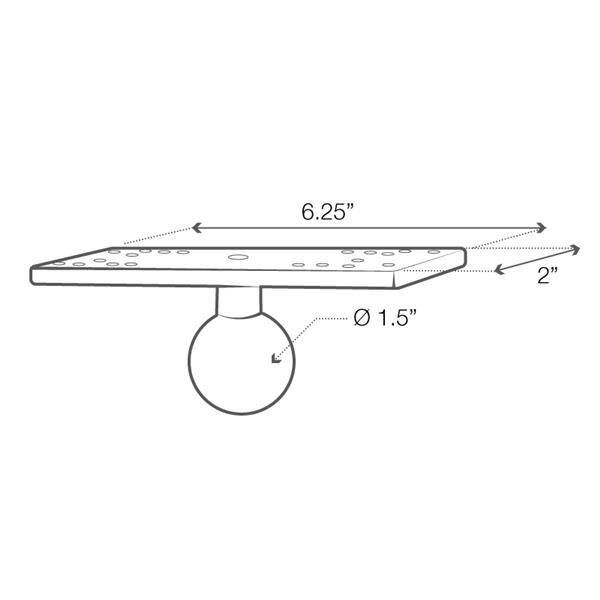 RAM® Universal Marine Electronic Ball