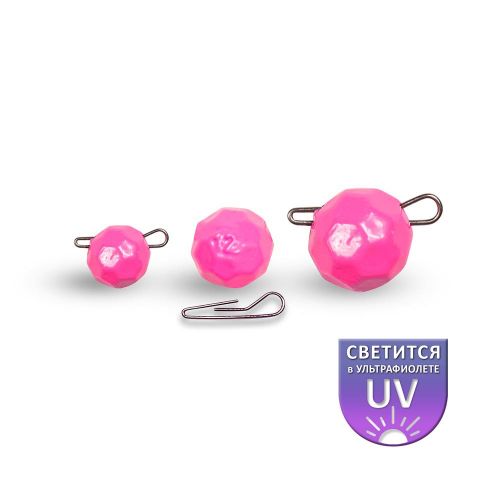 Fishball (граненый) РОЗОВЫЙ