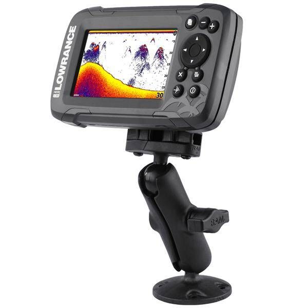 RAM® Composite Double Ball Mount for Lowrance Hook² & Reveal Series