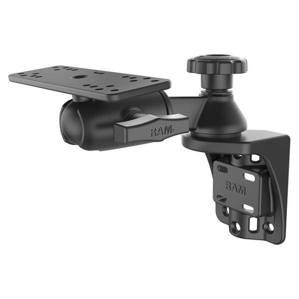 RAM® Vertical 6" Swing Arm Mount with Swivel Ball & Socket Joint