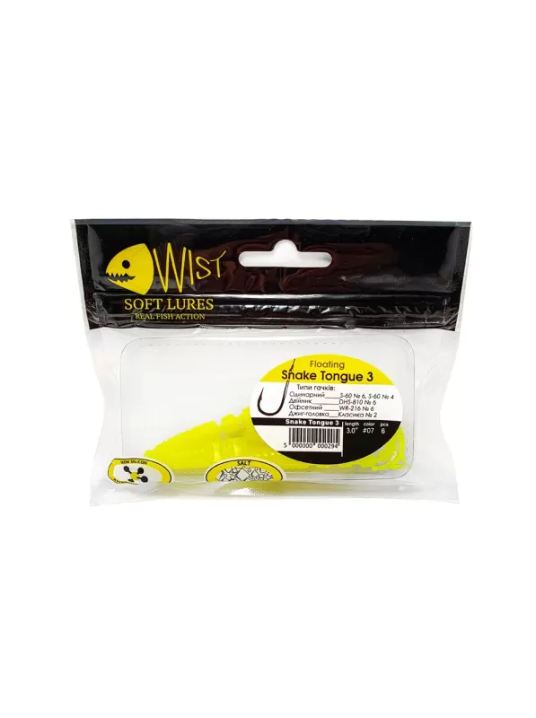 СЛАГ SNAKE TONGUE FLOATING 3" #7 (6 ШТ)