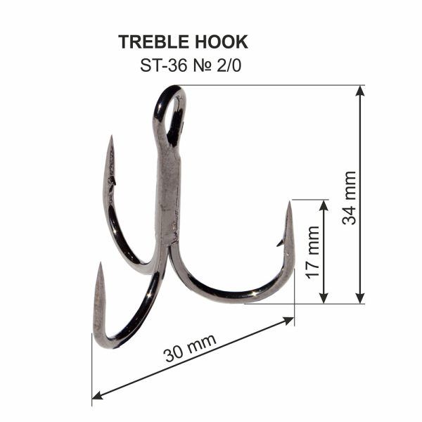 KOLMIKKONKS Treble hook ST-36