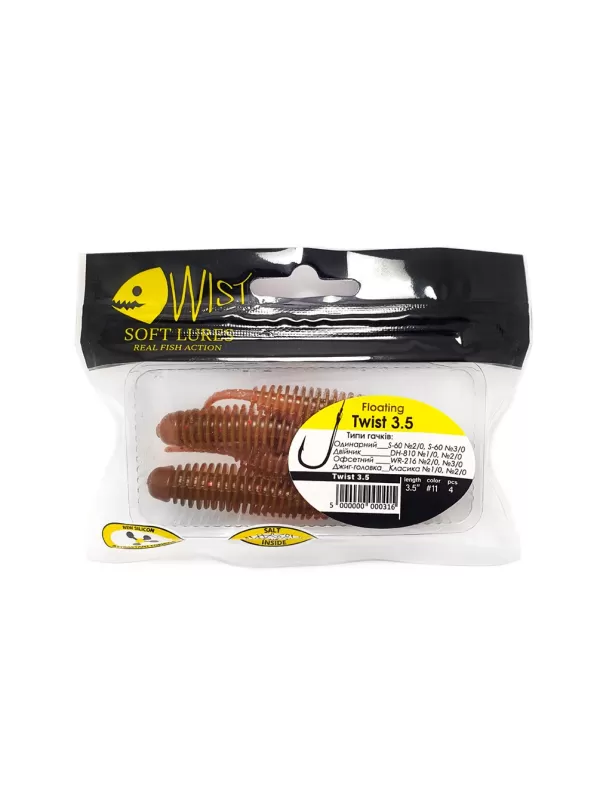 ЛИЧИНКА TWIST FLOATING 3,5 #11 (4 ШТ)